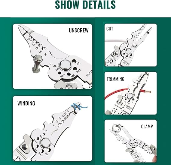 (Free Home Delivery) Multifunctional Wire Stripper & Cable Cutter.