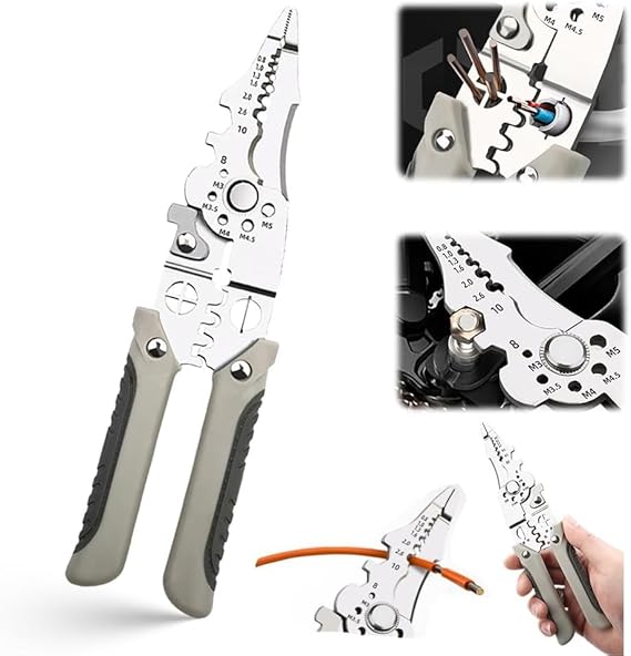 (Free Home Delivery) Multifunctional Wire Stripper & Cable Cutter.