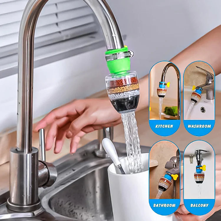 6-Layer Water Purifier Filter Faucet (Free Home Delivery)